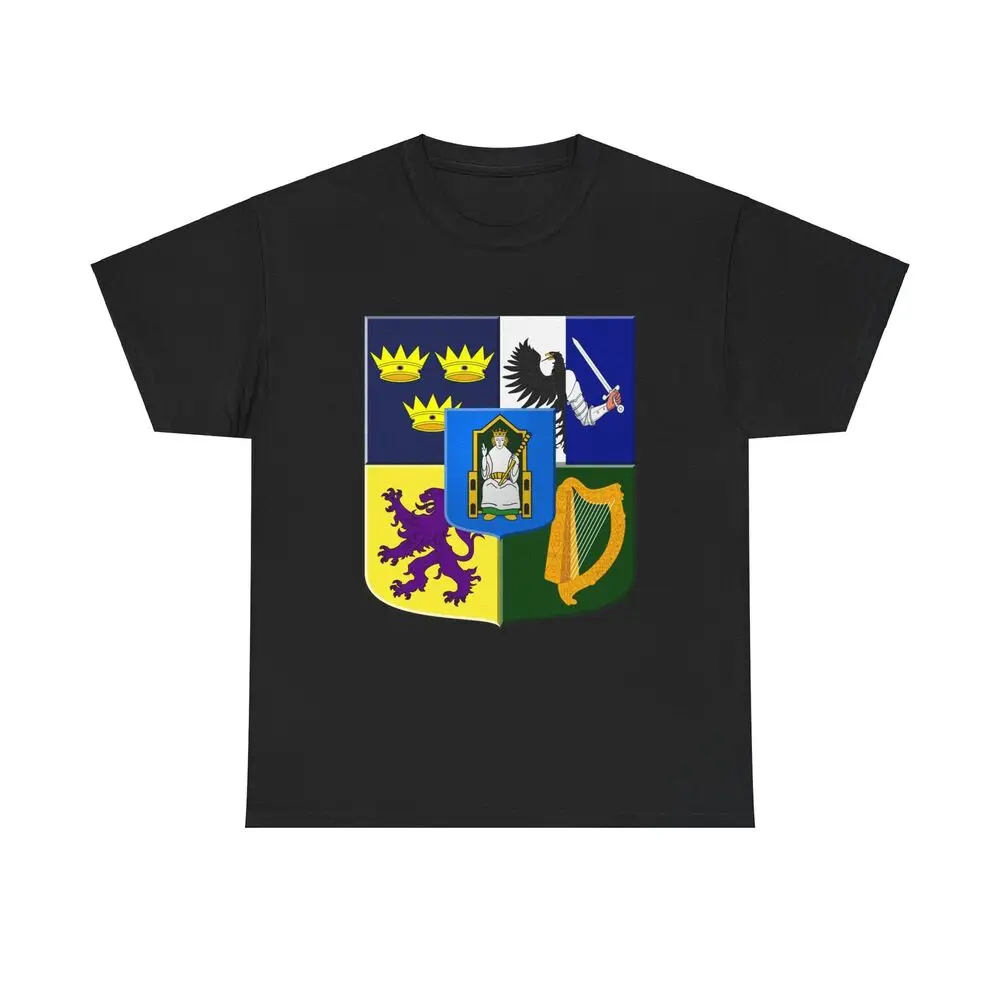 Provincial arms of Ireland, 1651 - T-Shirt  Anime Graphic T-shirts for Men Clothing Women