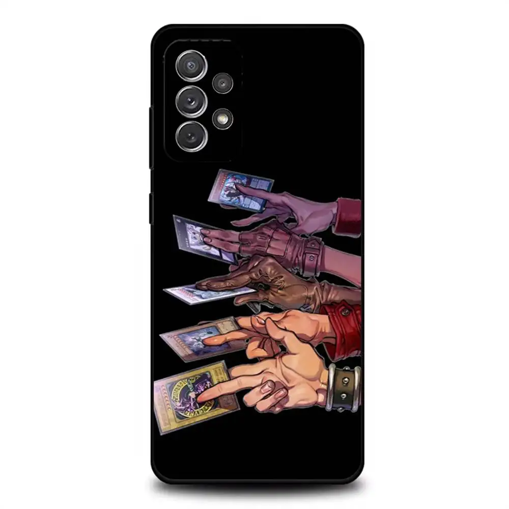 Anime Y-Yu Gi Oh Y-Yugioh Phone Case For Samsung S 25,24,23,22,30,21,10,9,Ultra,Plus,Lite,FE,4,5G Black Soft Case