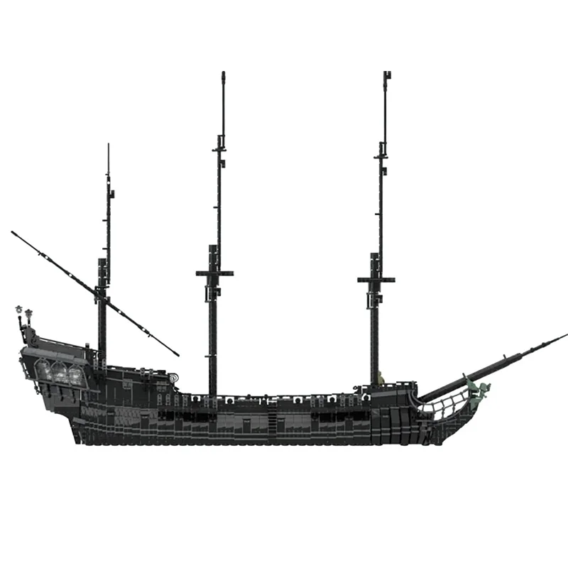 7398 PCS Vessel Bricks TheBlackPearl MOC Customize Modular Building Block Creative Design Educational DIY Boys Toy Birthday Gift