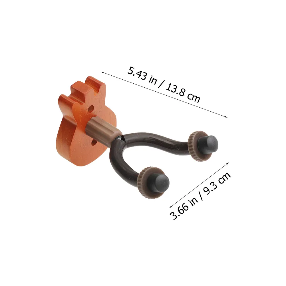 Guitar Wall-Mounted Rack Sturdy Beech Iron Music Instrument Storage Stand Guitar Holder Violin Ukulele Erhu Bracket