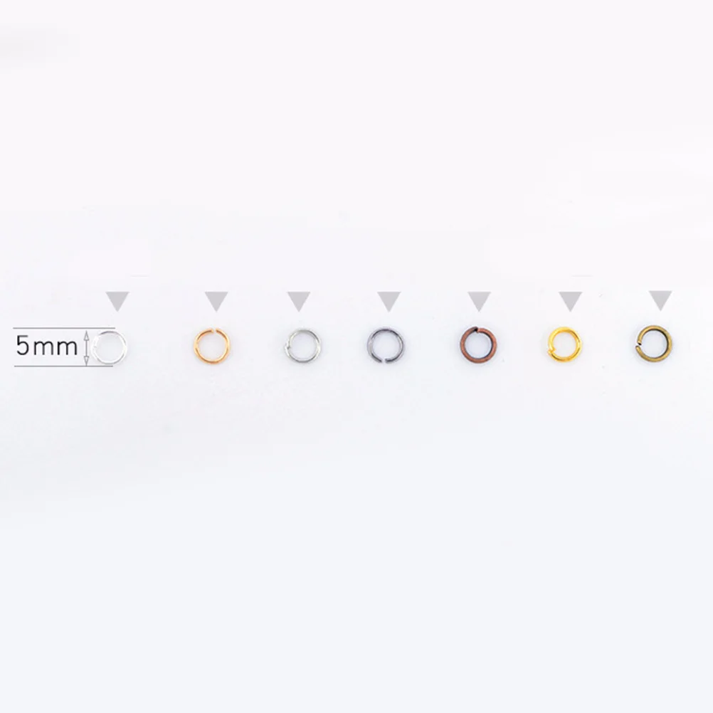 230Pcs Open Rings Alloy Pendant Charms DIY Jewelry Making Necklace Bracelets Keychains Accessories Set Open Rings