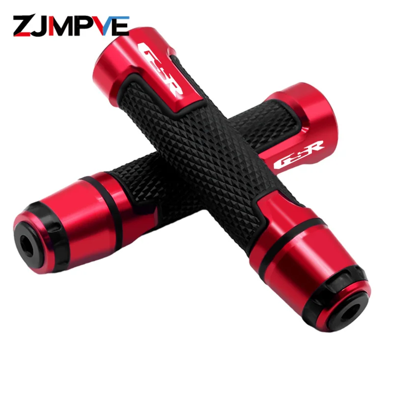 For GSR 600 750 1000 GSR600 GSR750 GSR1000 Motorcycle Handlebar Grips CNC PVC Handle Bar Rubber Gel Grips Universal Hand Grips