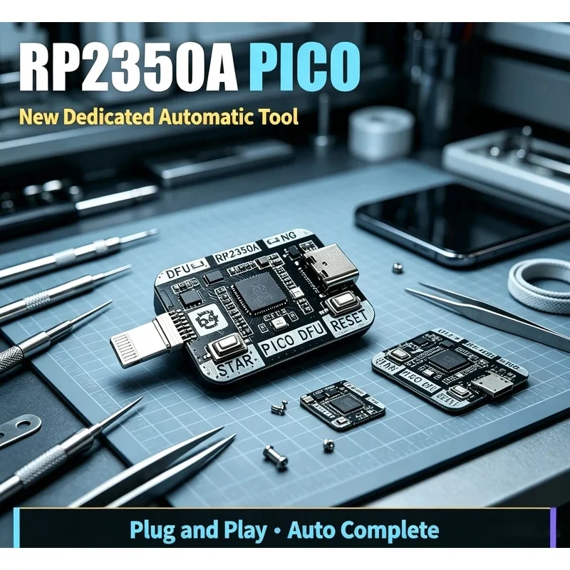 NOWY RP2350A PICO Engineering Box Obsługuje DFU jednym kliknięciem / Restart / AUTOMATYCZNY WSTĘP DFU / TRYB PWN RP2350 USB A