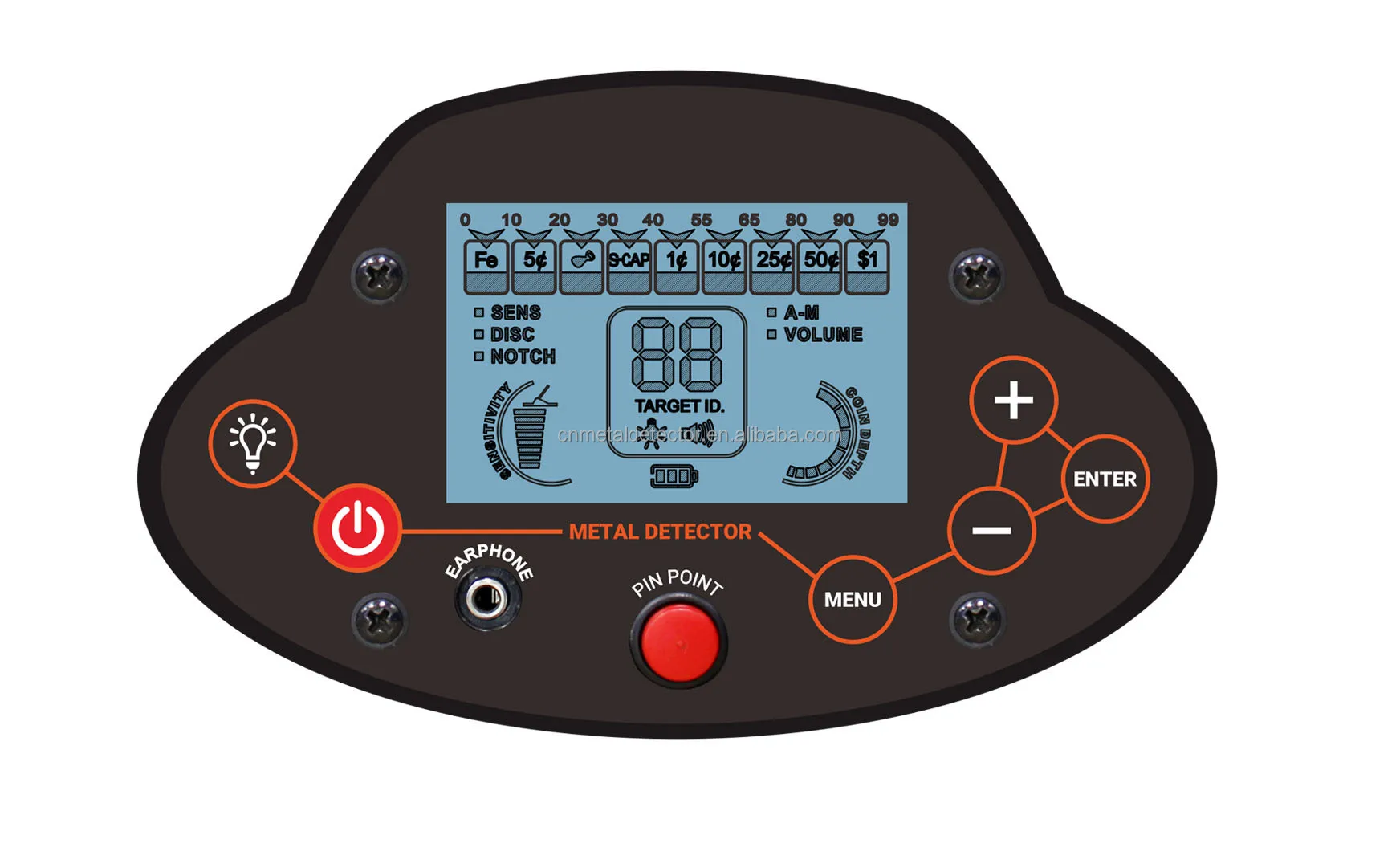 Popular Model MD-5040 High Sensitivity Metal Detector for Deep Underground Treasure Search