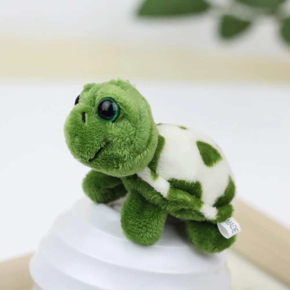 Muñeco de peluche de tortuga para niños, bolsa de juguete de felpa suave, colgante, máquina de garra, adornos, llavero de Anime, regalos para niños, 7/10CM, 1 unidad