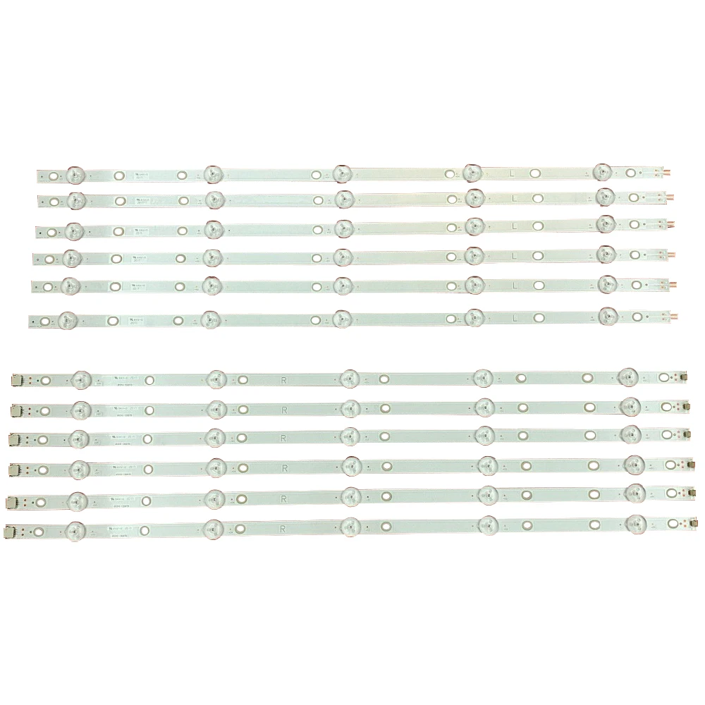 

12PCS LED Strip For 55Inch TV 55PUS7503 55PUS6162 55PUS6262 55PUS7303 55PUS6703 55PUS6753 LB55073 V1_02 V0_01 TPT550U1-QVN05.U