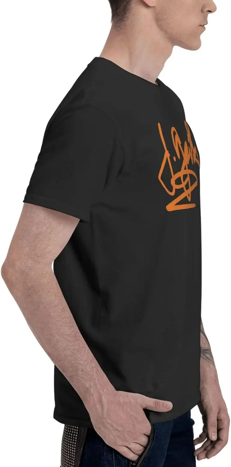 T-Shirt Herren Sommer Casual T-Shirt Baumwolle Rundhals Kurzarm Tops