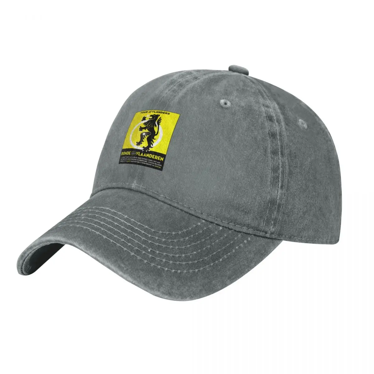 TOUR of FLANDERS : Vintage Bicycle Racing Advertising Print Baseball Cap Luxury Hat Horse Hat Women Caps Men's