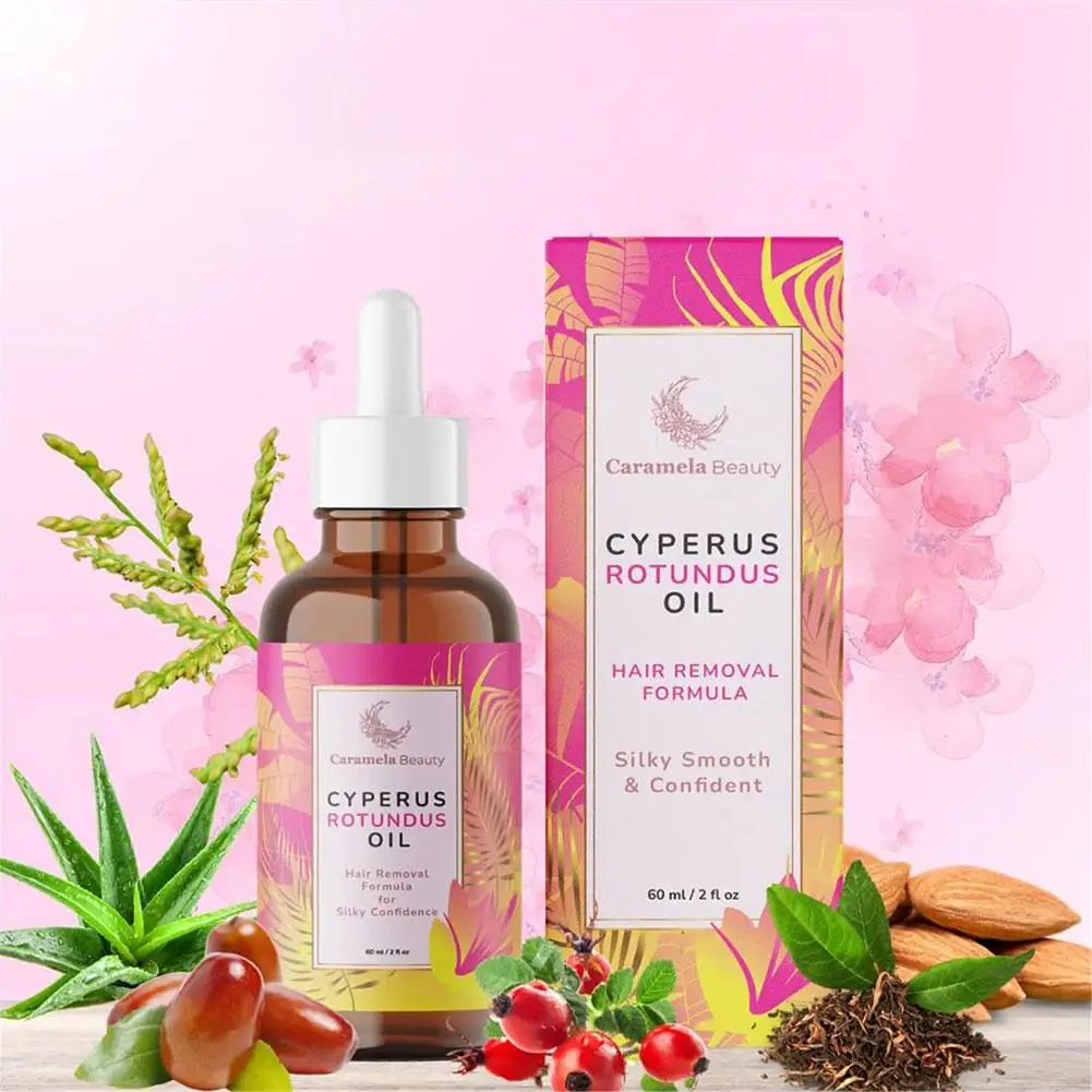 OceAura Cyperus Rotundus Oil for Hair Removal Soft Smooth Skin Care Deep Hydration Anti Hair Growth Inhibition After Shave Oil