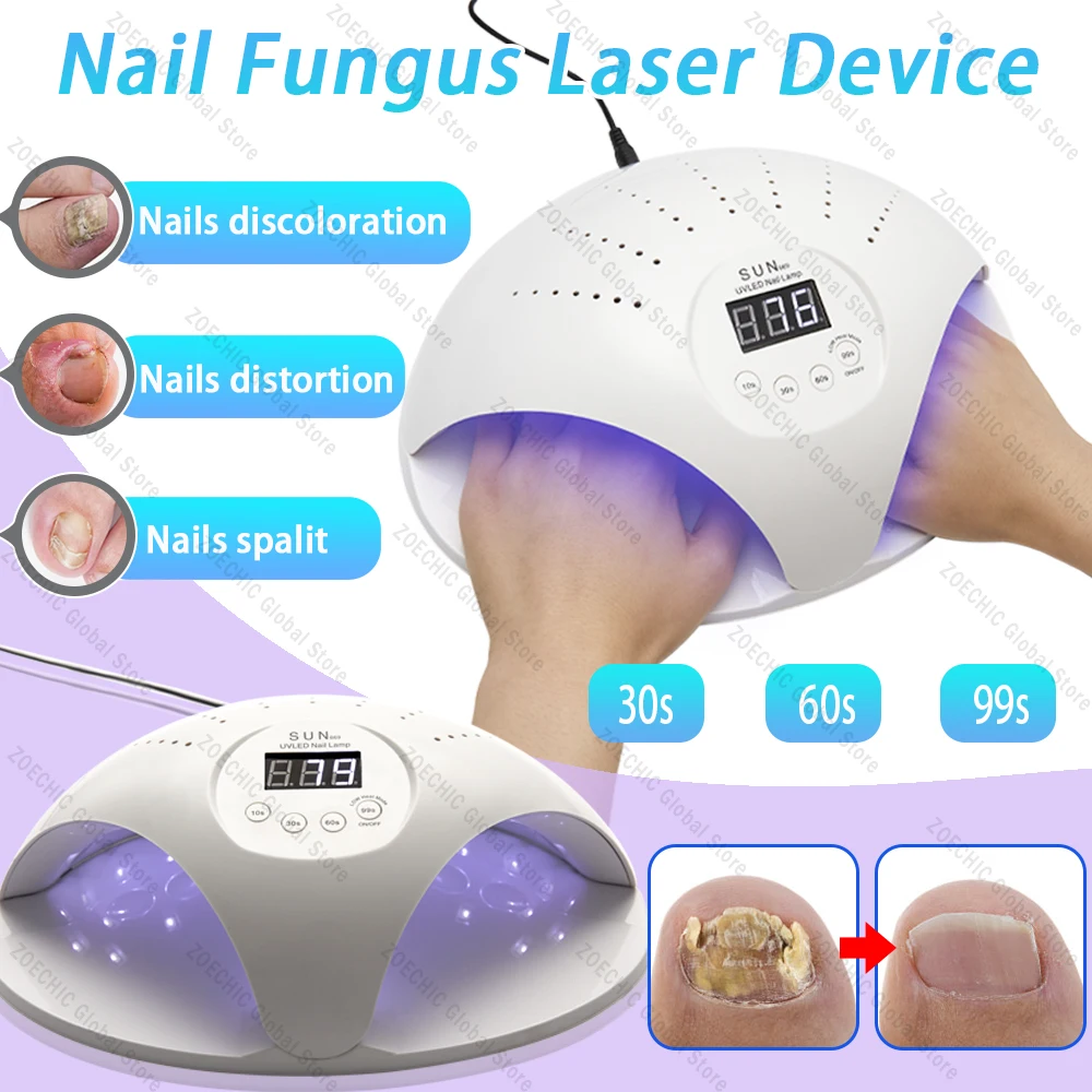 

2-In-1 Fungal Nail Laser Device Repair Fast Nails Fungus Onychomycosis Repair Toenail Fingernail Removes Nail Fungus Foot Care