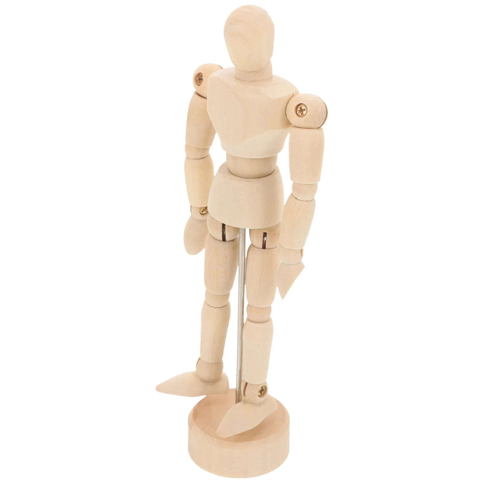 

Wooden Model Drawing Figure Small Puppet Man Toy Moveable Mannequin Study Tool For Artists Painters Sculptors Beginner