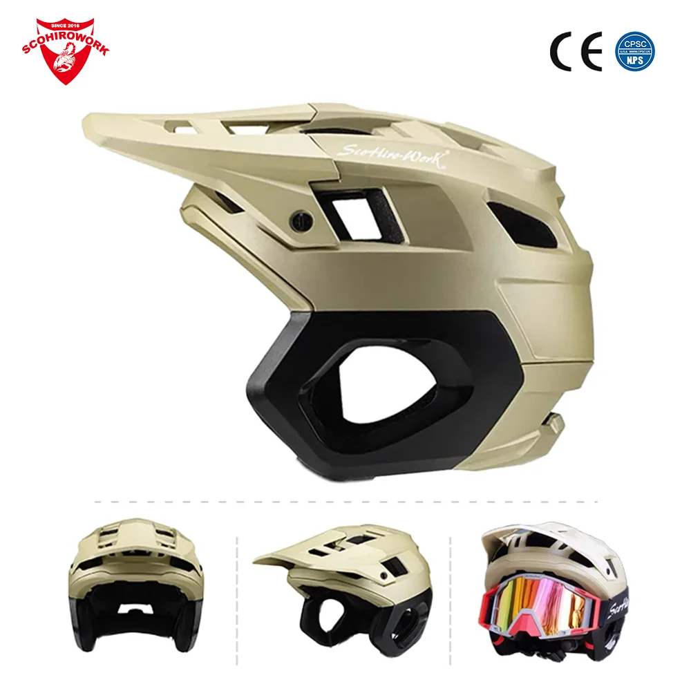 Ultralight Mountain Bike Helmet 3/4 Half Face MTB Cross Country Downhill Helmet Cycling Race Outdoor Sports Safety Accessories