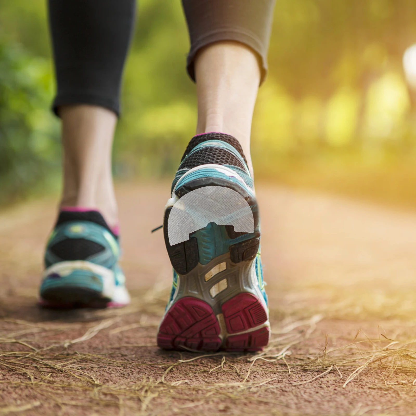 

5Pairs Rubber Shoe Sole Pad Self Adhesive Nonslip Heel Repair Pad for Sports and Basketball Shoes Shoe Heel Repair