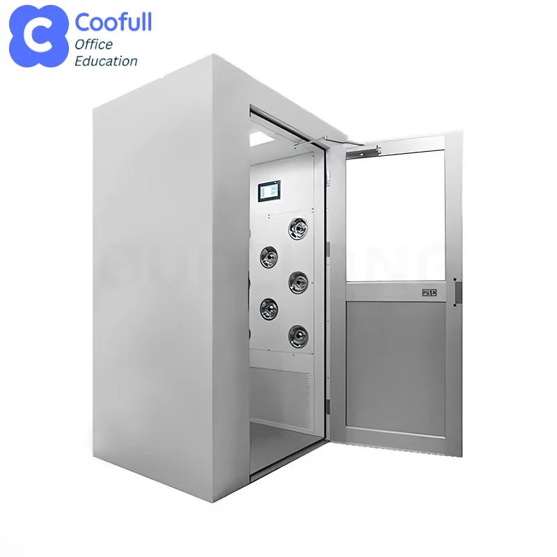 COOFULL Factory Price Mechanical  Smart Dust Free Modular Booth Air Shower for Cleanroom