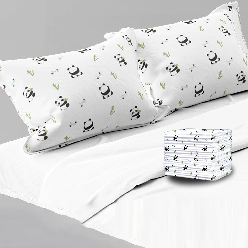 

20PCS Disposable Pillowcases Environmentally Friendly Non-woven Fabric Pillow Covers Dirt-Proof Breathable for Travel Hotel Use