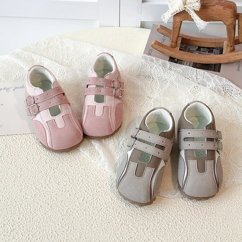 

Kids Running Sneakers Shoes 2026 Spring New Fashion Casual Walking Baby Boys Girls Breathable Soft Bottom Children Sport Shoes