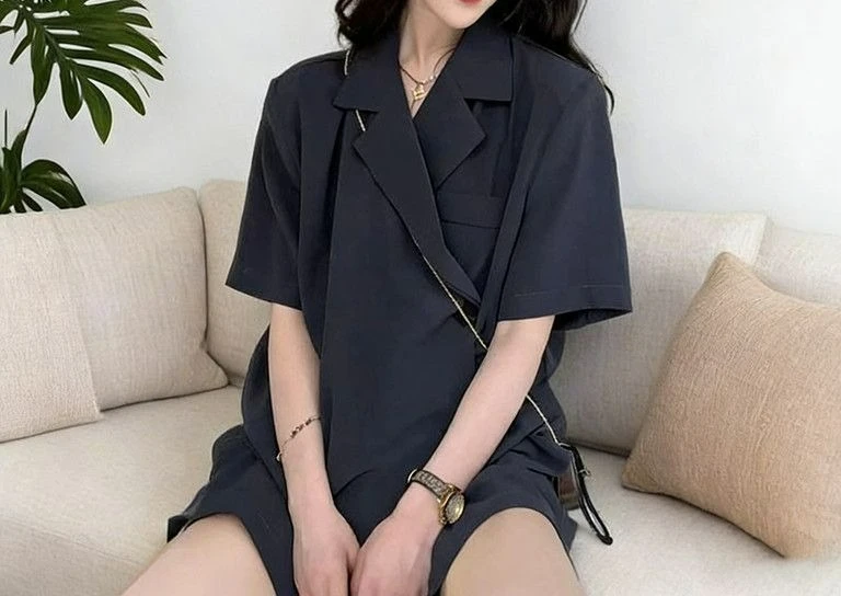 New Summer Thin Short-sleeved Suit Women's High-end Shorts Professional Two-piece Suit