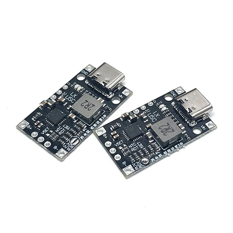 A29F-5PCS Type-C BMS Lithium Battery Charging Boost Module 8.4V 12.6V With Balanced Support Fast Charge With Indicator