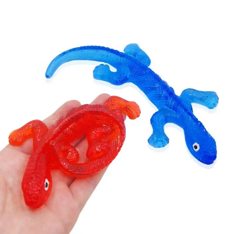 Crocodile Lizard With Eyes Toy Sticky Stretching Animals Kids Toys Boys Girls Weird Stuff Farce Novelty Gifts Funny Gadgets