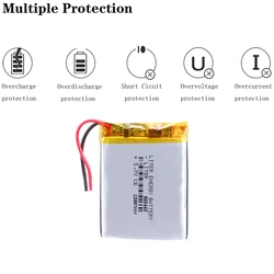Liter energy battery 3.7V polymer lithium battery 803443 1200MAH GPS navigation mobile power battery game machine