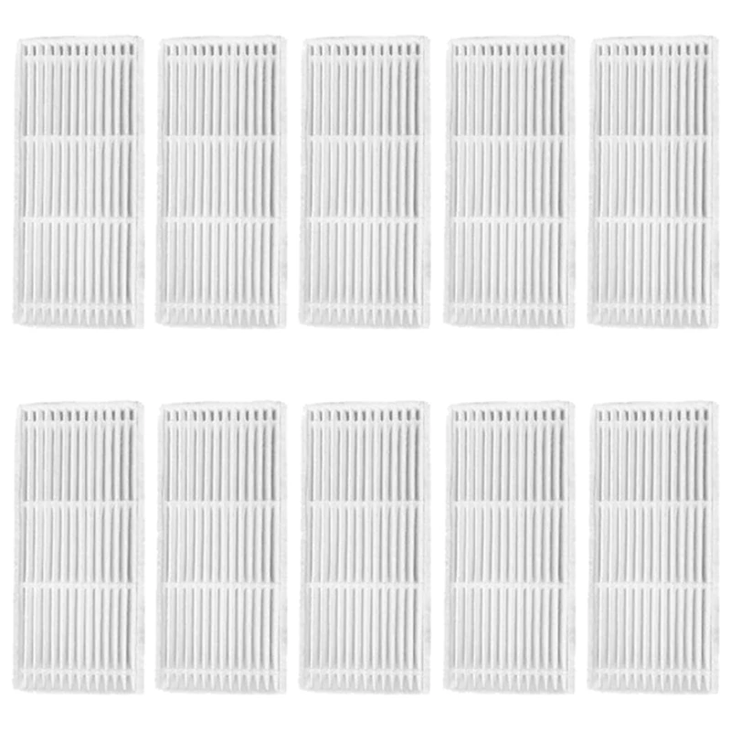 10ชิ้นหุ่นยนต์ดูดฝุ่นแผ่นกรอง HEPA สำหรับหุ่นยนต์ VCR03 Midea อุปกรณ์เสริมแปรงทำความสะอาด