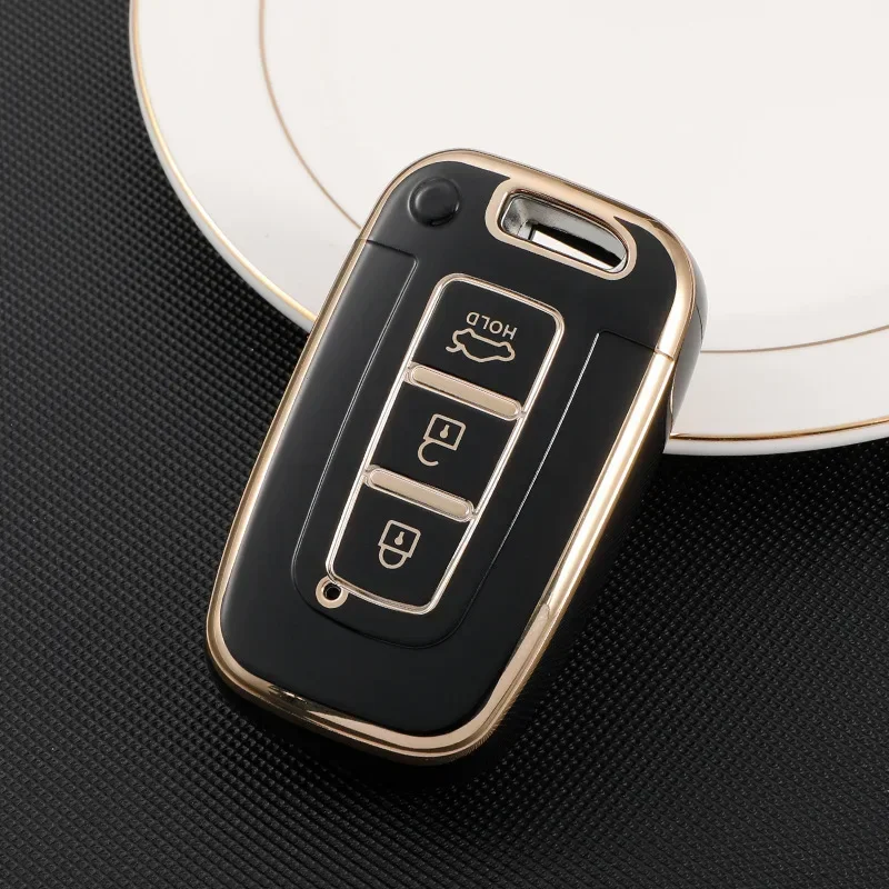 For Kia Hyundai EQUUS Optima K5 Forte Opirus Rohens Ix35 SOUL SORENTO MOHAVE Borrego 3 / 4 Buttons Car Key Case Cover Shell Fob