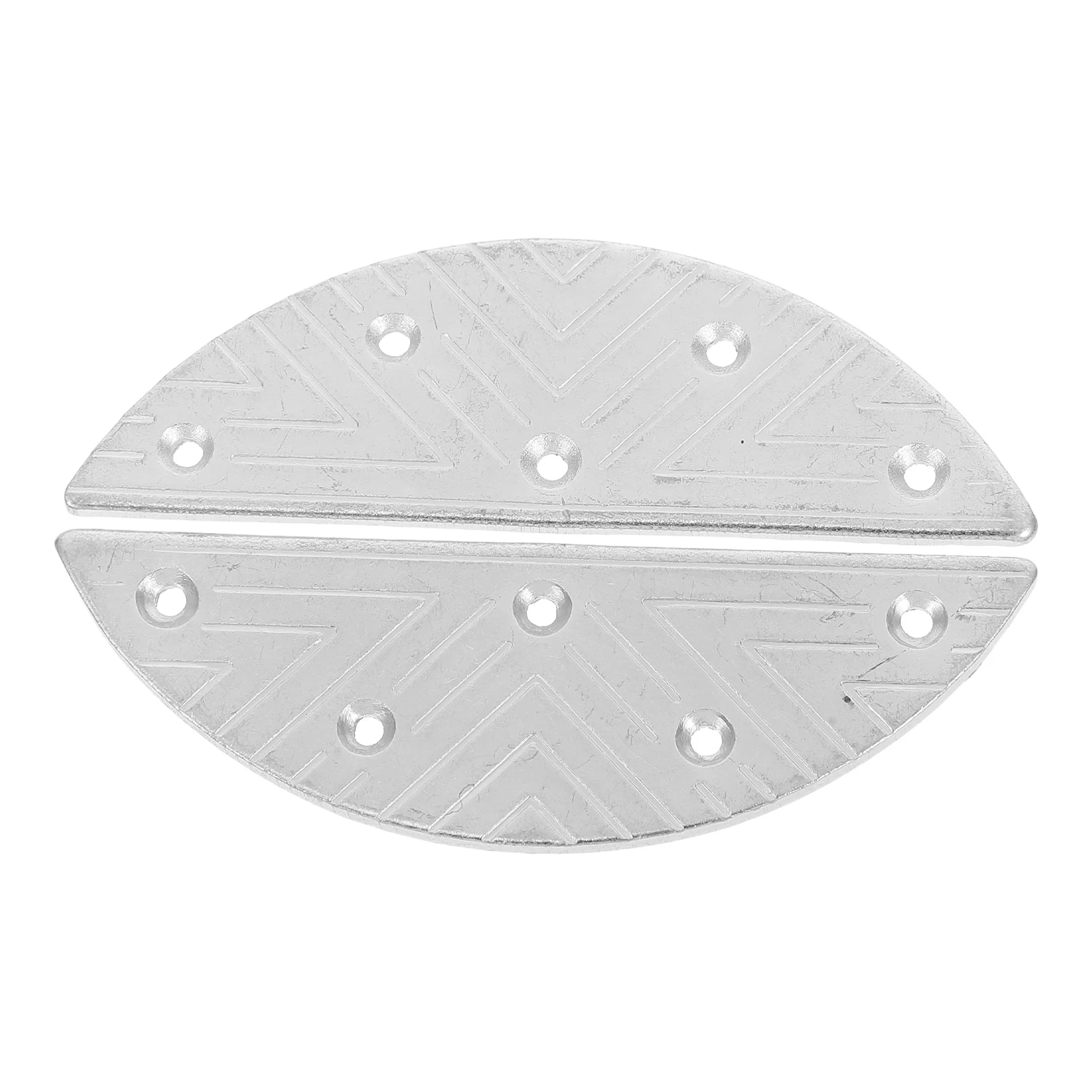 1 Paar verschleißfeste Fersenplatten aus Metall, Sohlenreparaturset und Schrauben, Schuhabsatzschutzpolster für Herren, Stiefel, Halbmond-Fersenreparaturplatten