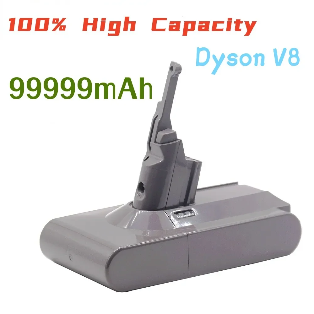 100% High Capacity 21.6V 99999mAh For DS V8 Li-Ion Cordless Vacuum Cleaner High Capacity Replacement V8 Absolute V8 Animal