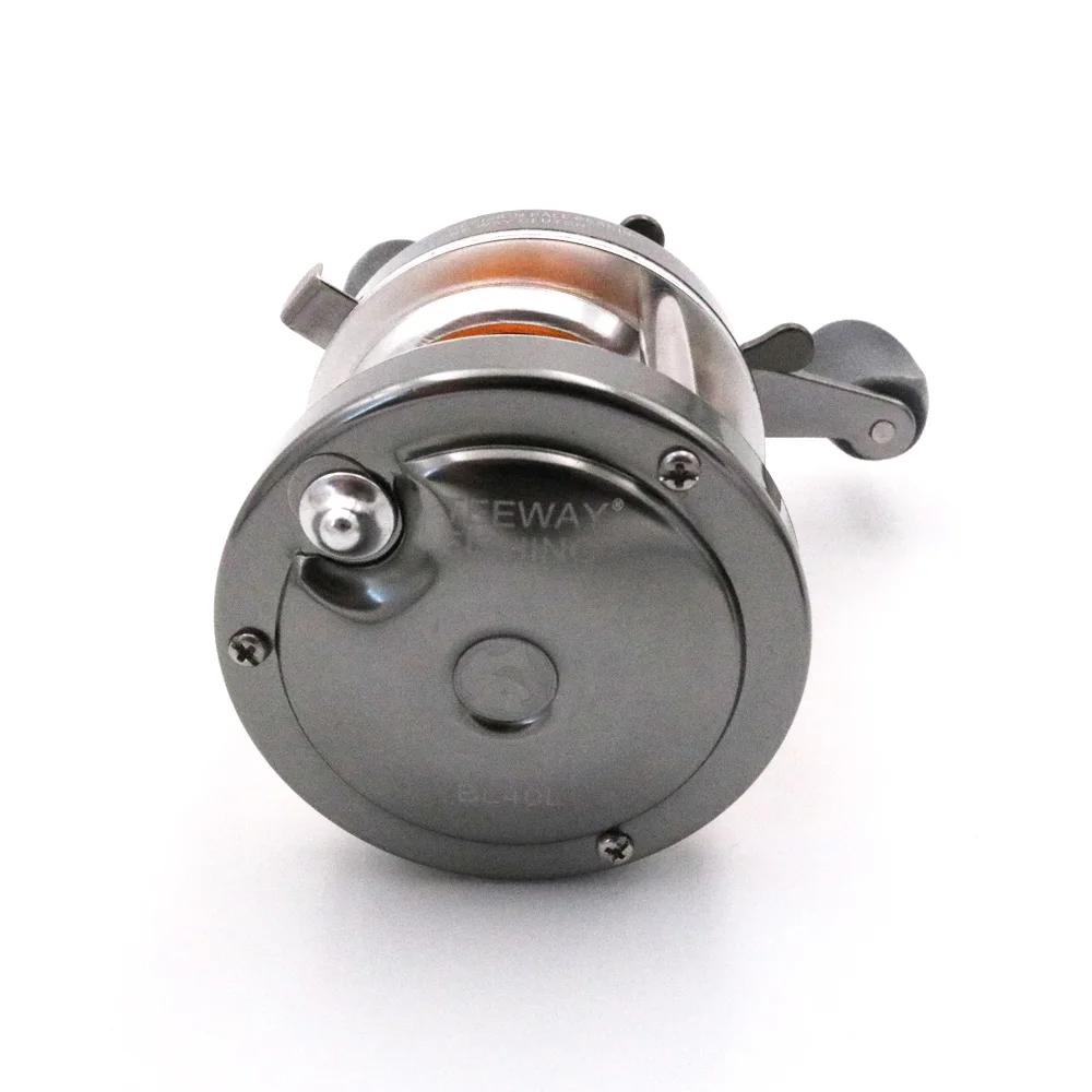 1Pcs Full Metal 3BB Ball Bearings Right Hand Drum Wheel Boat Sea Fishing Reel Horizontal MingYang BL40 Fly Fishing Reels