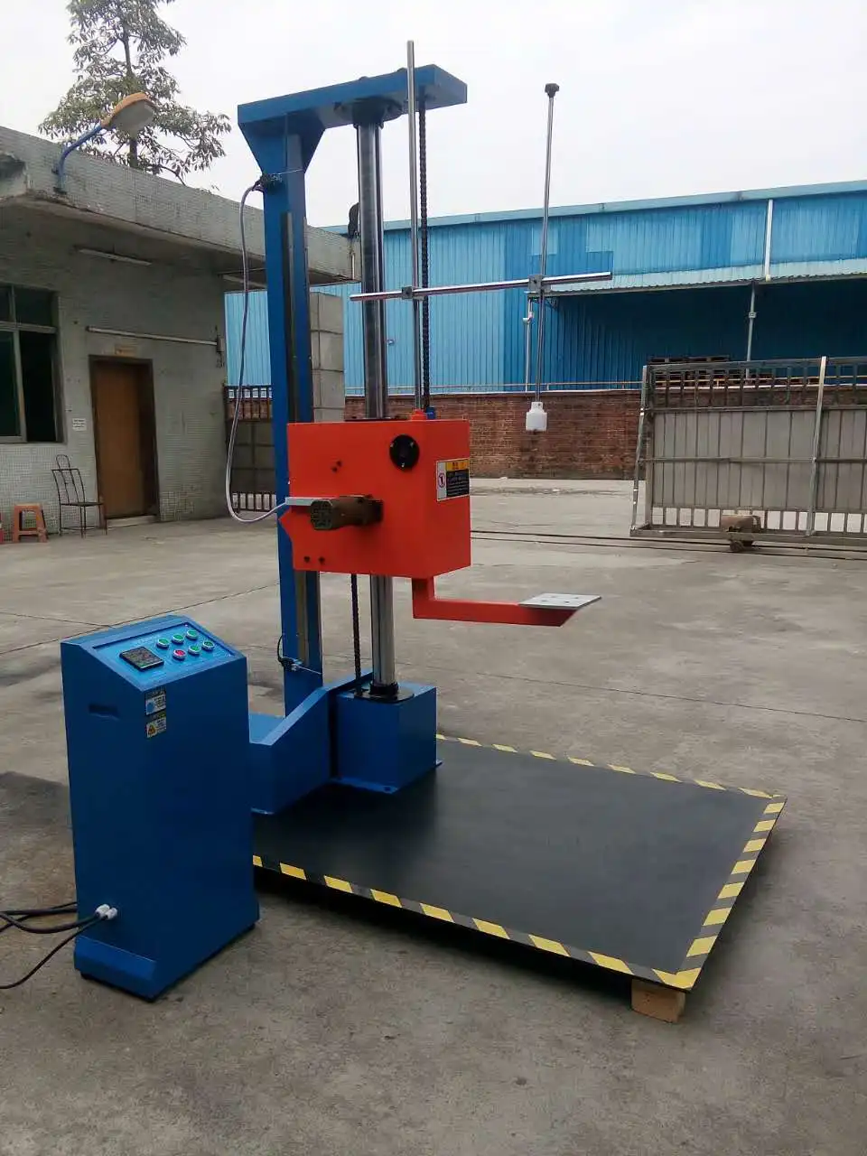 ISO 2248 Carton Box Packaging Drop Test Machine Single Wing Drop Test Machine