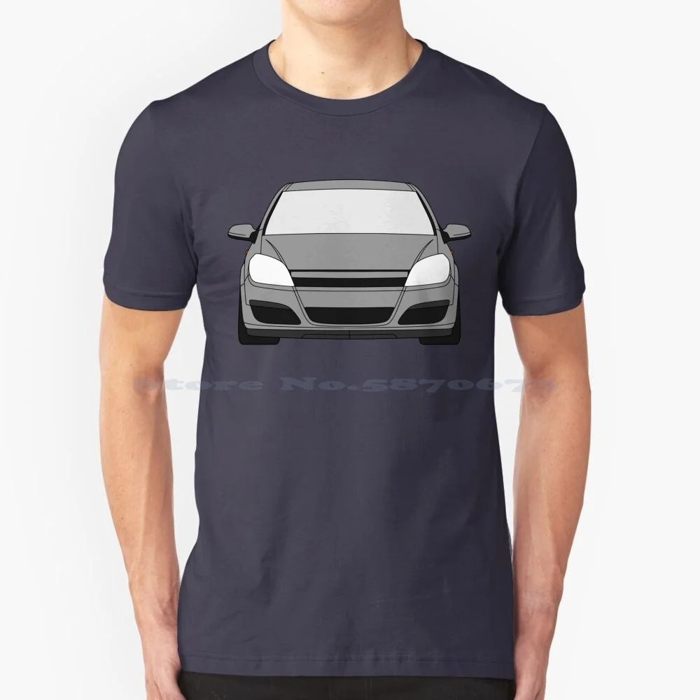 Opel Astra H 2004-2007 Gray Color T Shirt 100% Cotton Tee Opel Astra G Astra H Opc Opel Opc Opel Lover Opel Enthusiast Opel