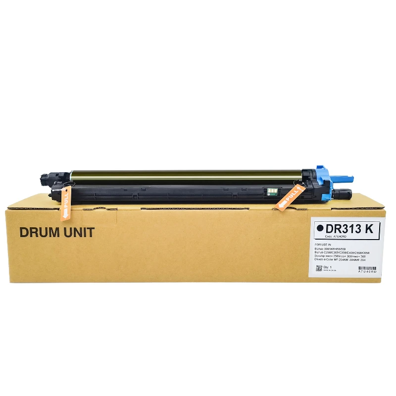 A7U40RD DR-313K Schwarze Trommeleinheit A7U40TD für KONICA MINOLTA Bizhub C258 C308 C368 C458 C558 C658 DR313 DR-313 130K Seiten