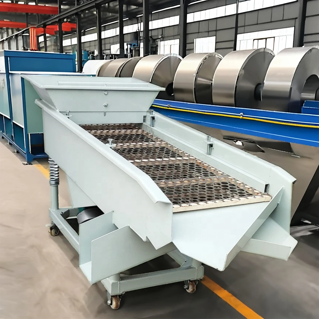 

220V High Efficiency Automatic Small Linear Vibrating Screen Easy Operation PLC Gearbox Bearings for Metal Metallurgy Machinery