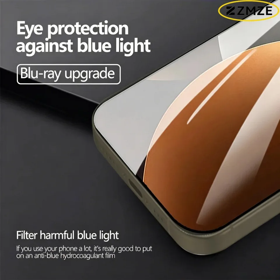 5 piezas protector de pantalla para Xiaomi Redmi Note 15 Pro Plus 14 13R 12 11 Pro Plus 10 9S 8T 14S 12S 12 Turbo 9T, película de hidrogel suave 3