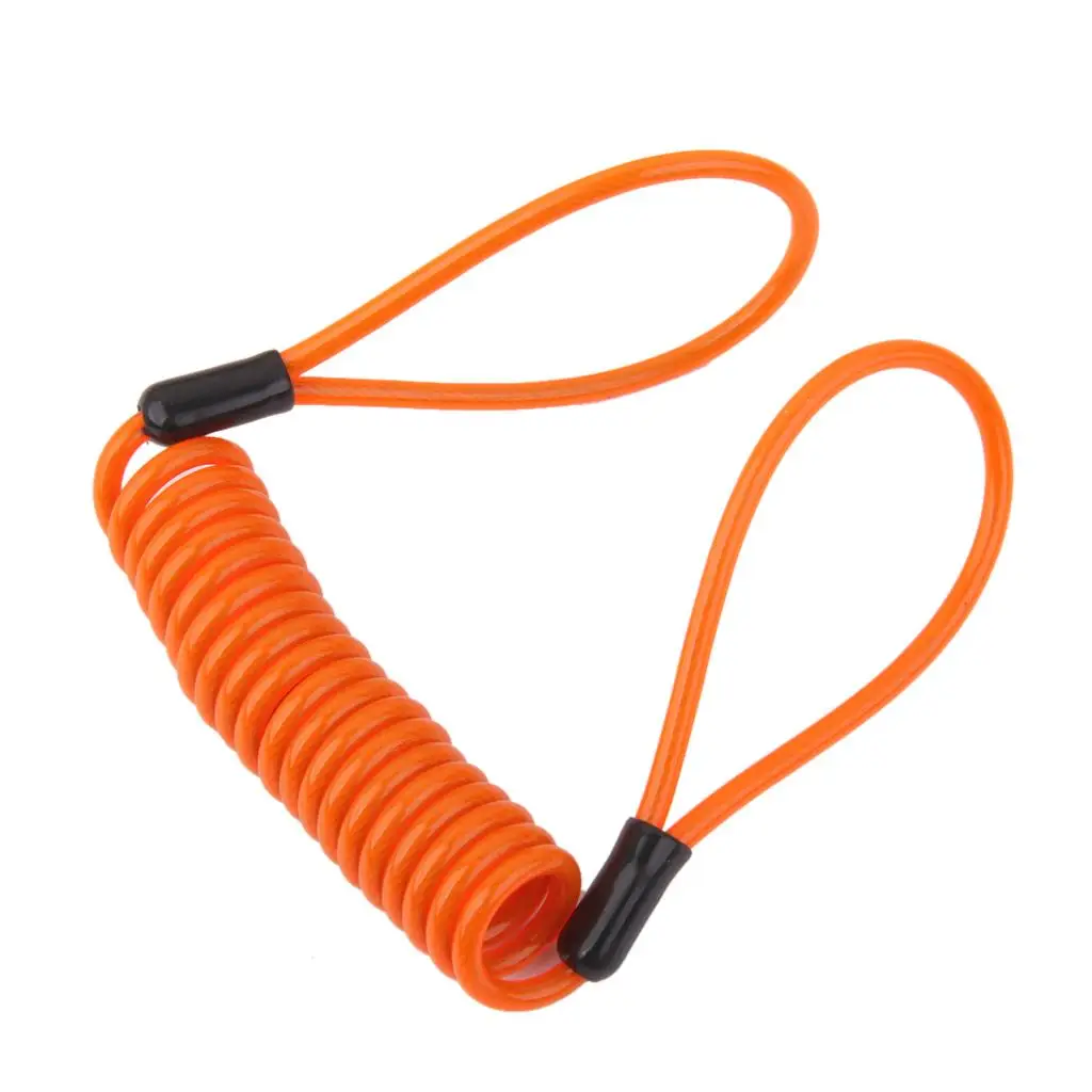 3x Bike Scooter Motorcycle Motorbike Reminder Cable Orange