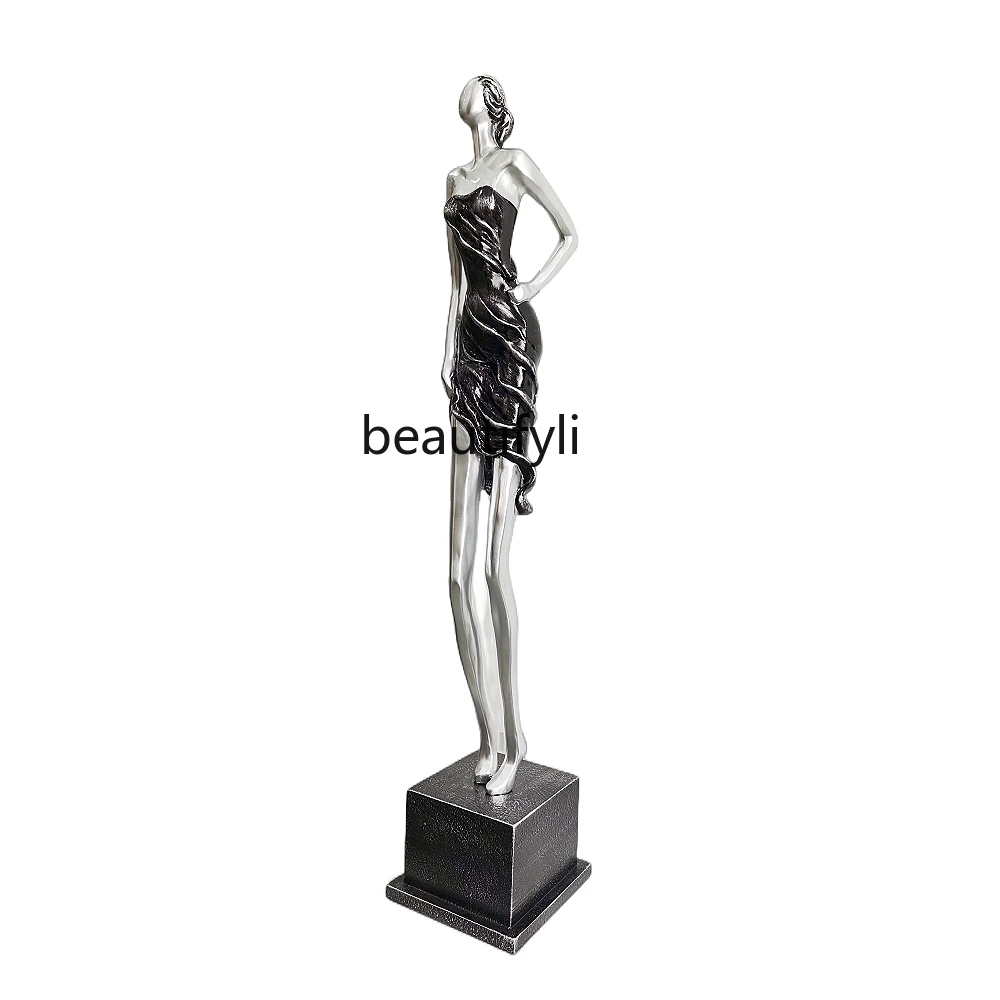 

Entrance Decoration Decoration Light Luxury High-Grade FRP Figure Art Sculpture European Crafts