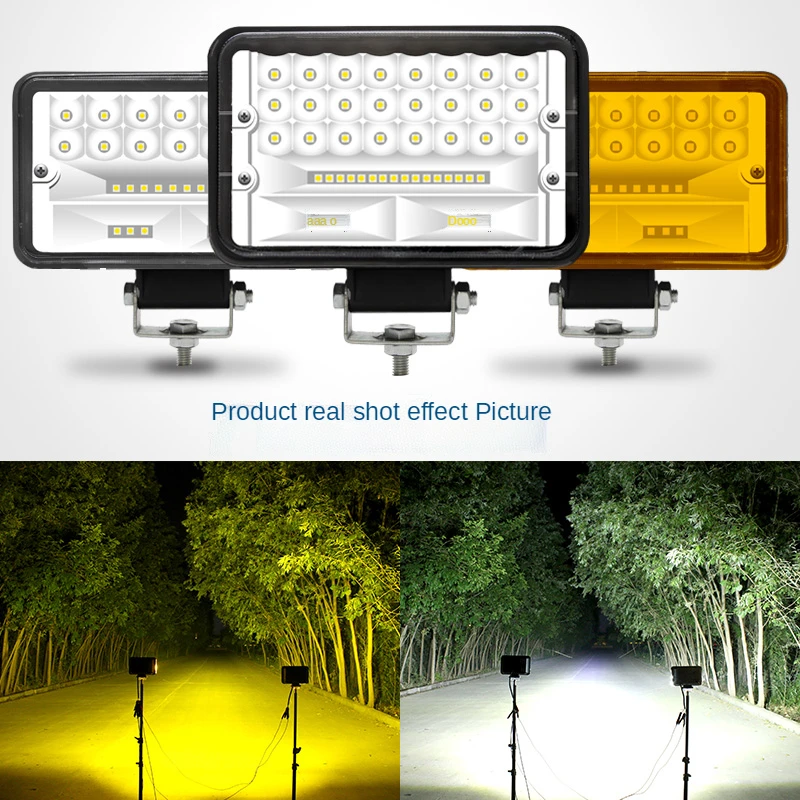 Car LED Bar Worklight Offroad Work Light Auto Light Fog Lamp off road LED Spotlight for excavator farm vehicle Truck ATV