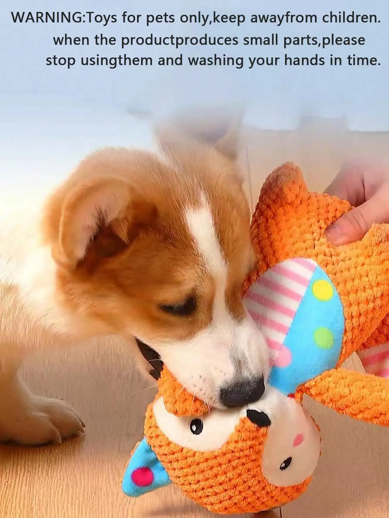 A pet plush toy animal model can sound toys accompany interactive relief pet toy toys