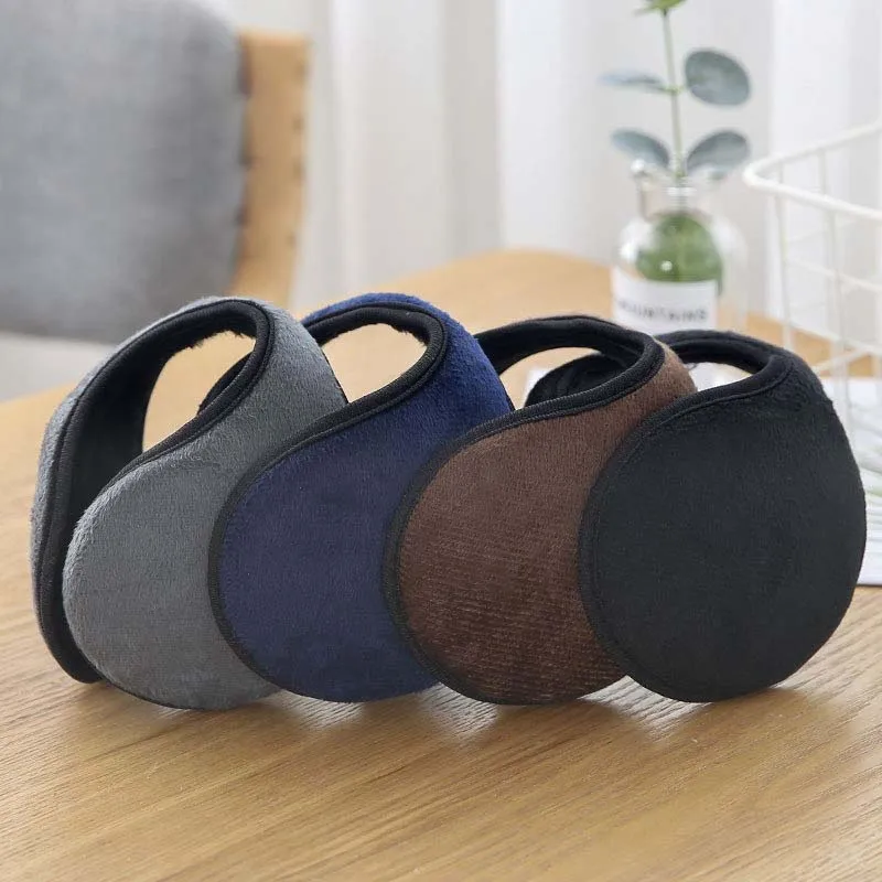 

Earmuffs Warm Unisex Solid Winter Earmuffs Women Men Ear Cover Protector Thicken Plush Soft Warm Earmuff Warmer Apparel Accessor