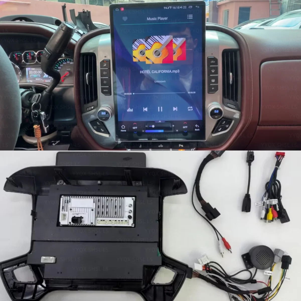 

15,6-дюймовый Android для Chevrolet Silverado GMC SIERRA 2014-2020, автомобильный радиоприемник, GPS-навигатор, головное устройство, аудио, стерео, мультимедиа