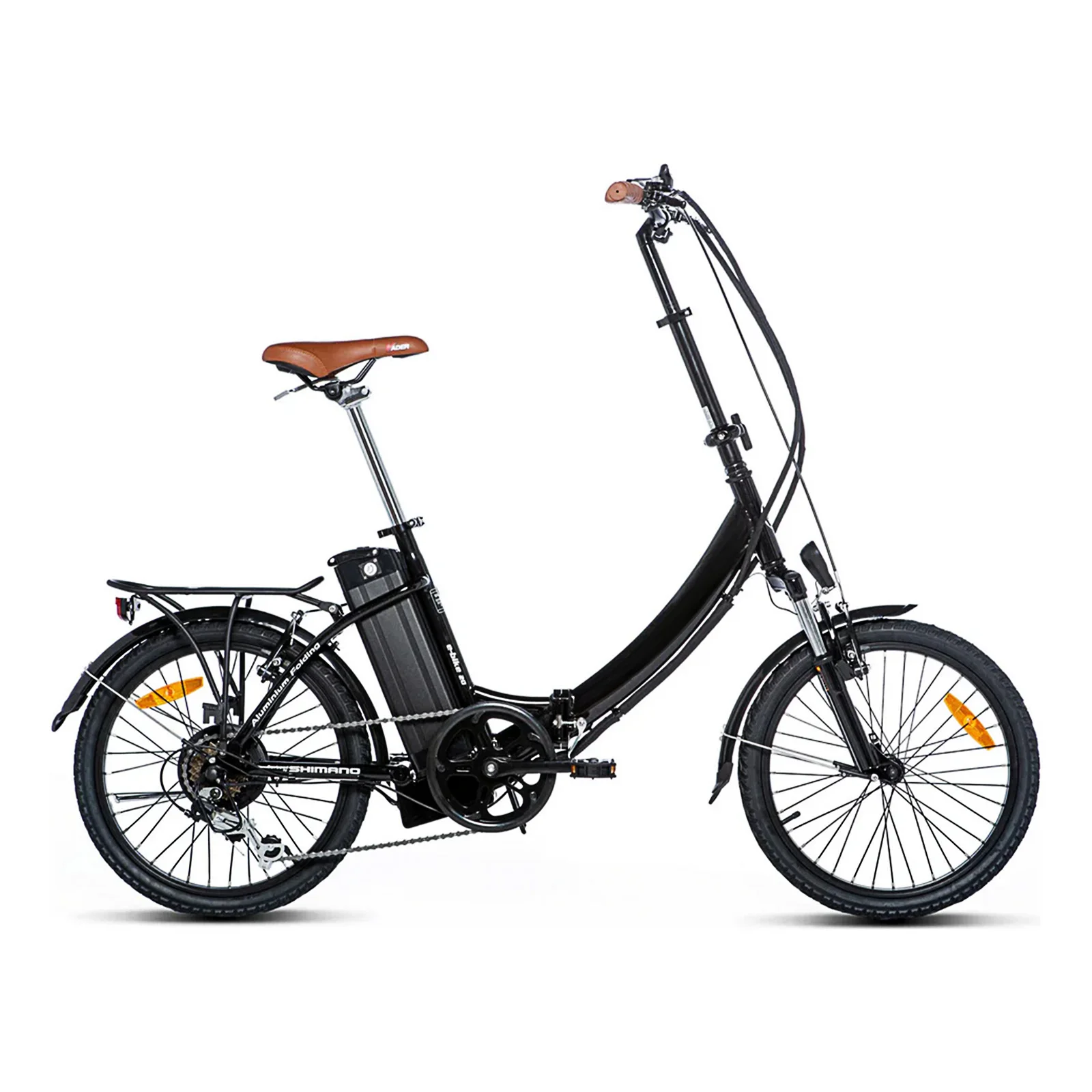 Varstrom Folding E-Bike, 250W Brushless Hub Motor, 36V 16Ah, 25km/h, 20" Tires, Suspension Fork, 7-Speed, 100km Range
