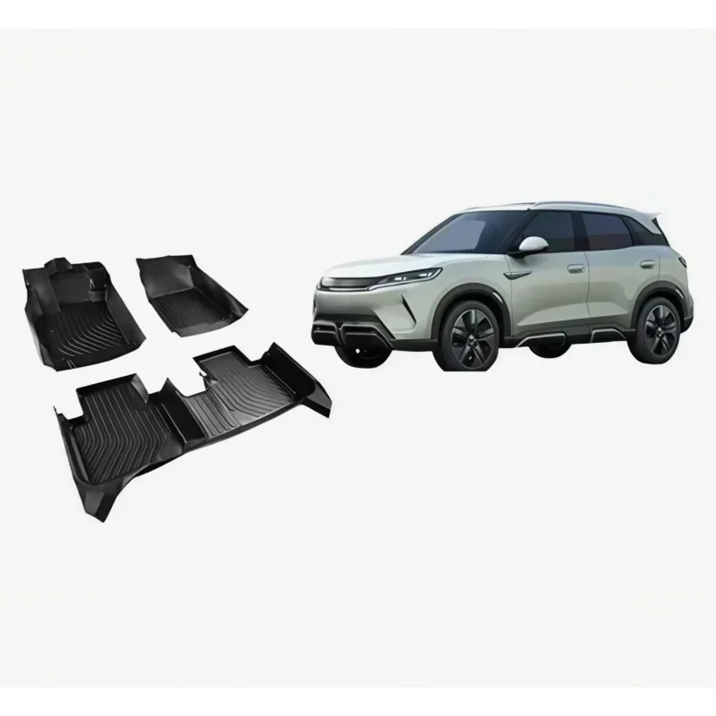 High Quality Personalized Double Layer 3D 5D TPE Car Floor Mats Deep Dish Matting For 2024 Models