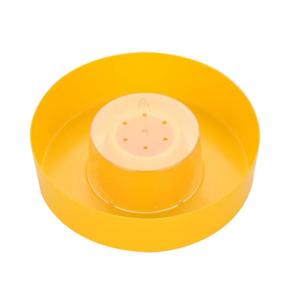 Professional Round Bee Feeder Plastic Food Water Bowl Beekeeping Feeding Tool Bee Feeder Beekeeping Tool Beehive Dish