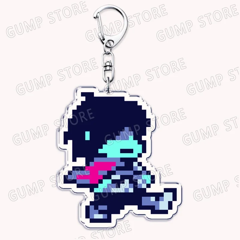 لعبة لطيفة Deltarune سلاسل المفاتيح للإكسسوارات Ralsei Kris Susie Spamton Undertale Angel Jewelry Keyrings المشجعين الألعاب ألعاب الهدايا