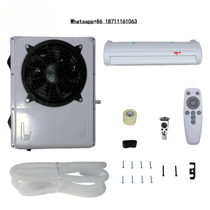 

KAlDA 24V Parking Vehicle Electric Air Conditioning 9600BTU 800W R134a For Heavy Duty Truck Sleeper Eco Friendly