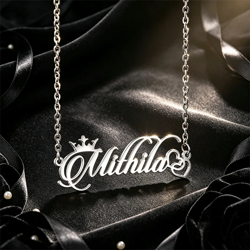 Personalized Gothic Name Choker Necklace, Custom Gift