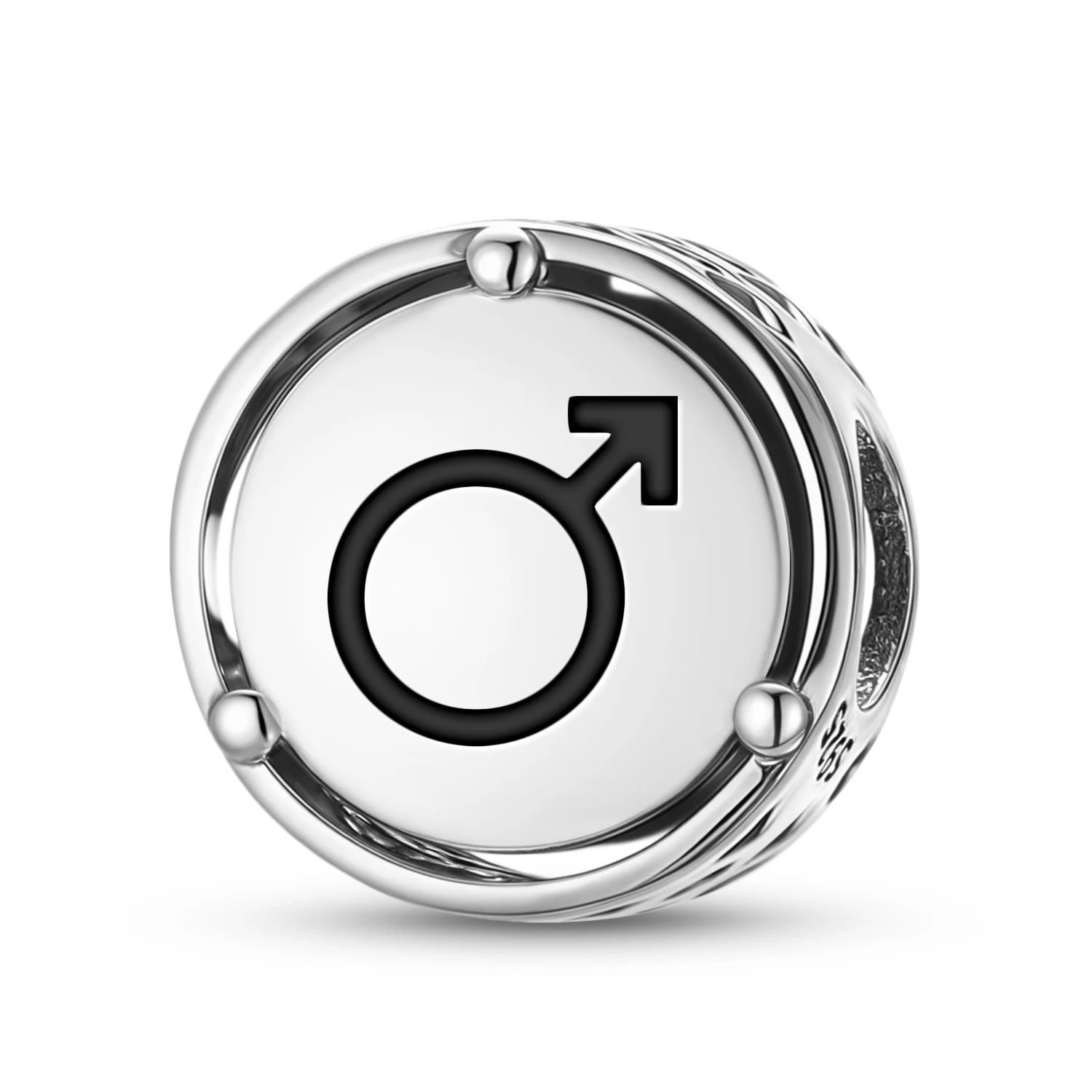 

Астрология Марс, стерлинговое серебро 925 пробы, символ, подвеска, подходит для оригинального браслета, ювелирные изделия своими руками, аксессуары, семейная бусина