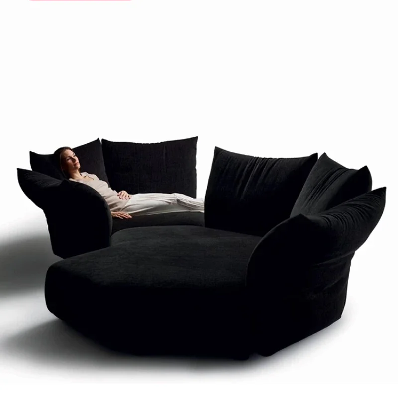 

Light luxury petal sofa with curved adjustable module combination fabric sofa