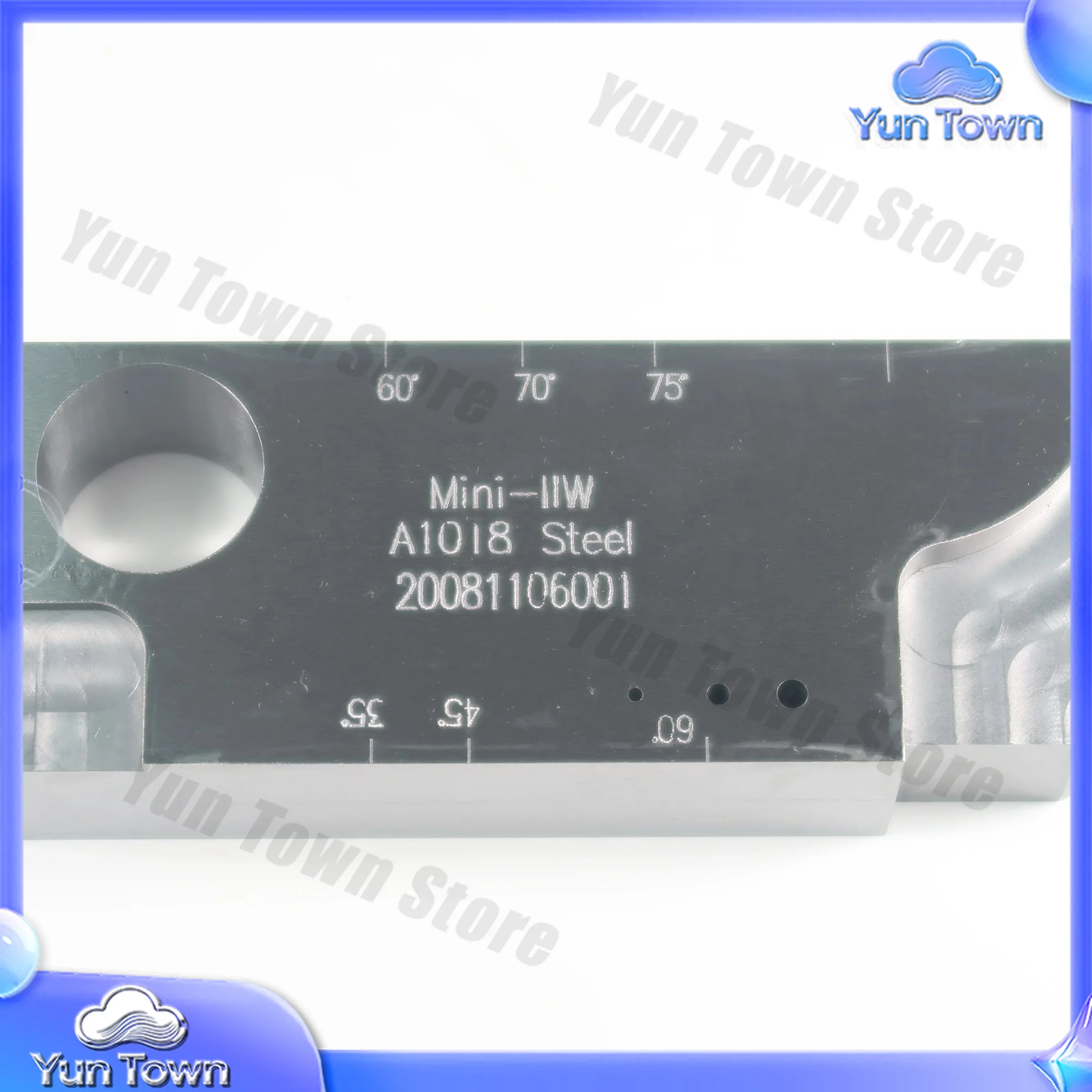 TMTECK Made MIN IIW TEST BLOCK Carbon Steel N