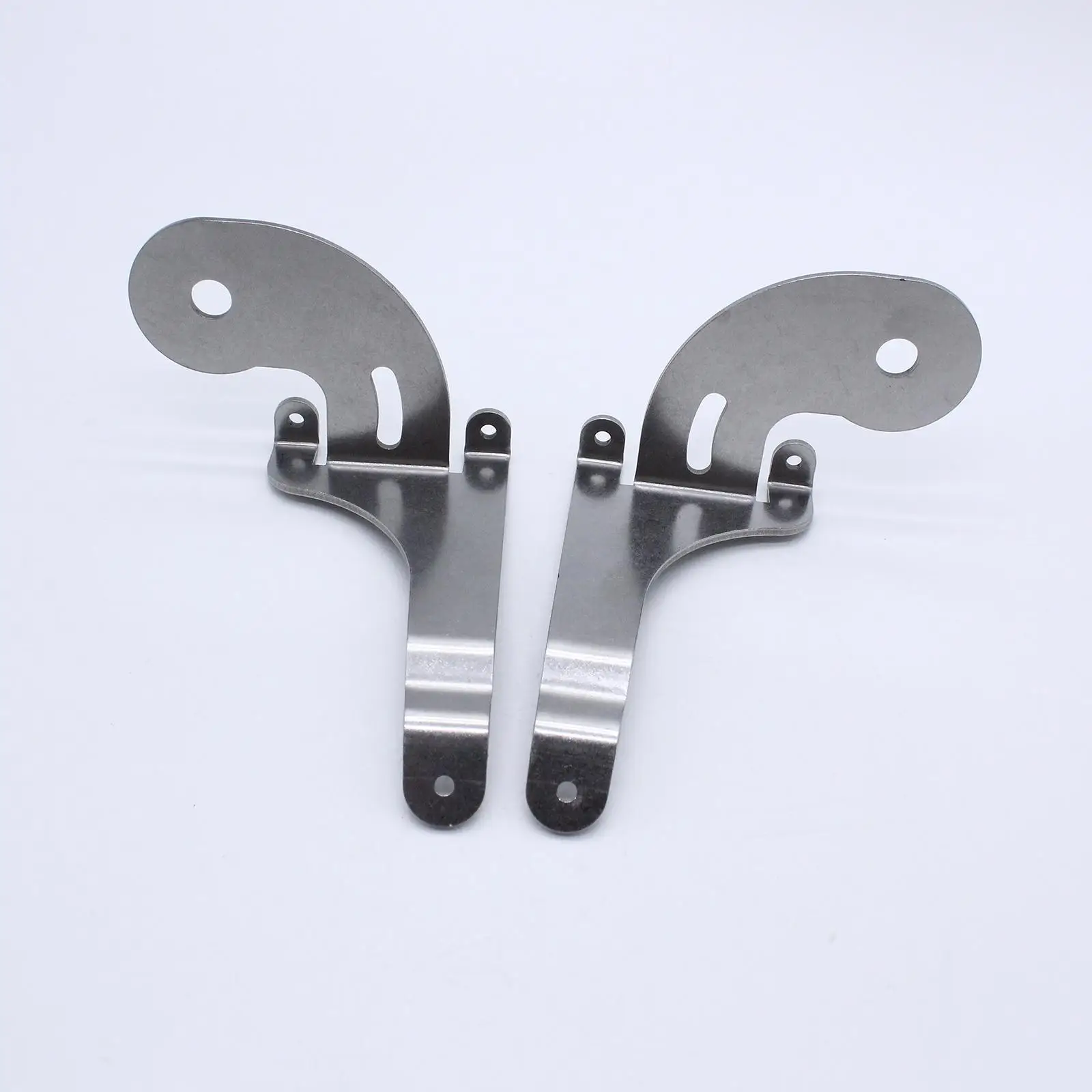 

2x Spotlight Brackets/ Replacement Vehicle Chrome Metal Spotlamp Fog Light/ Fit for BMW Mini One D Cooper S 2001-2006